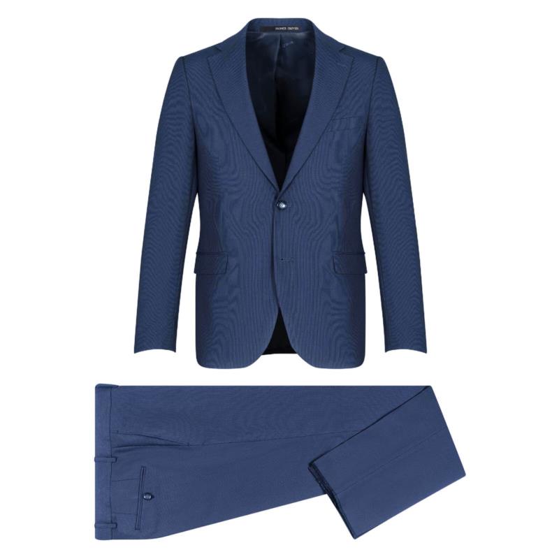 Κοστούμι Μπλε Ριγέ Αχνό (Modern Fit) NEW COLLECTION