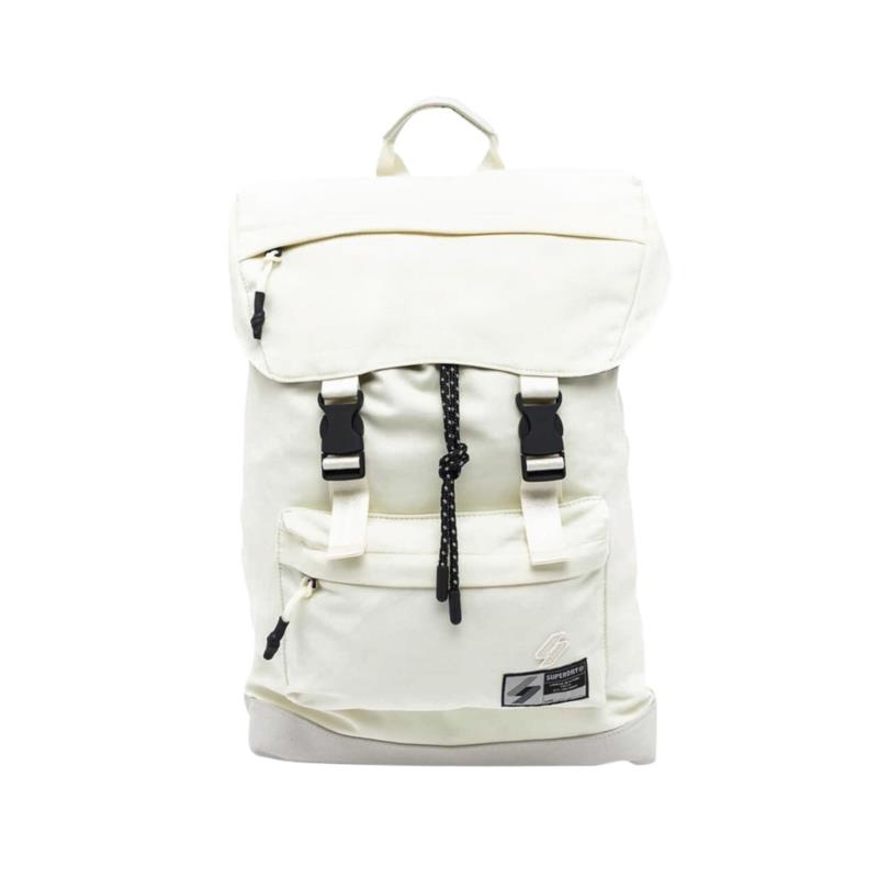 SUPERDRY SPORTCODE TOP LOADER BACKPACK W9110282A-EXF Λευκό