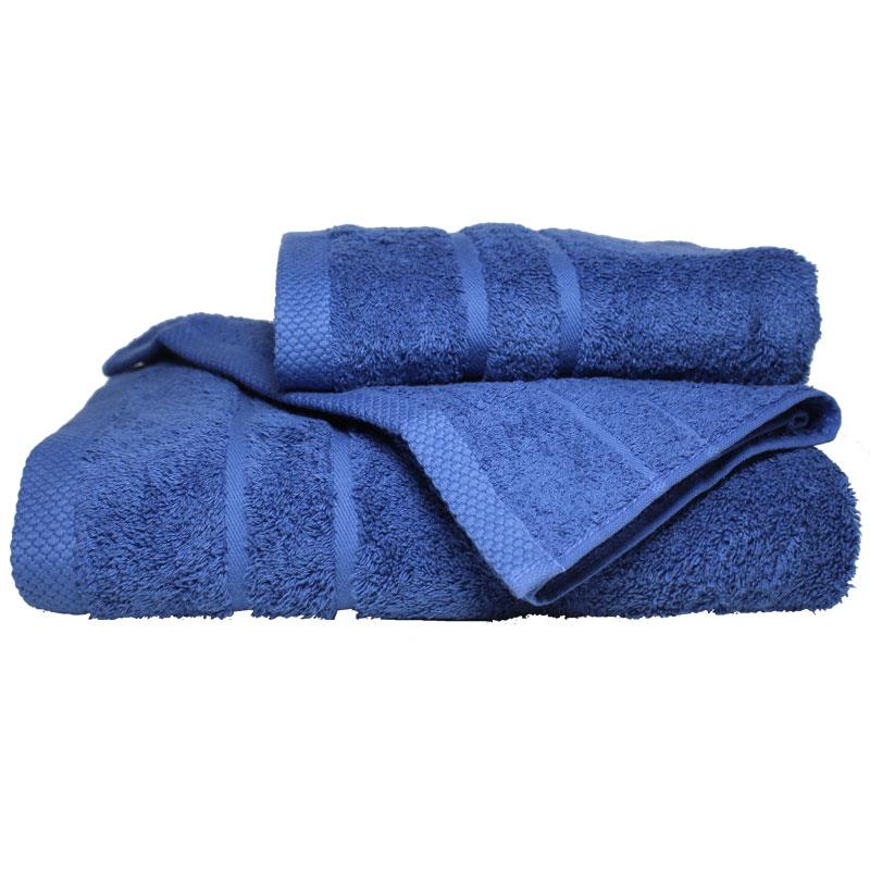 Πετσέτα Χεριών 40x60εκ. 600gr/m2 Dora Dark Blue 24home (Ύφασμα: Βαμβάκι 100%, Χρώμα: Μπλε) - 24home.gr - 24-dora-dark-blue-tmx-1