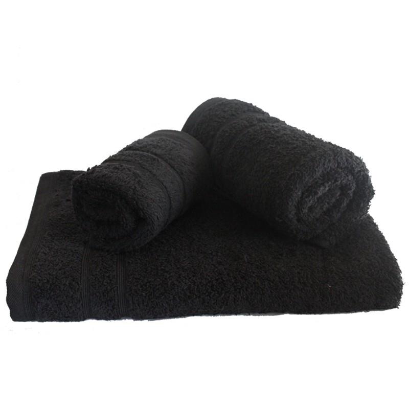 Πετσέτα Μπάνιου 75x145εκ. 500gr/m2 Sena Black 24home (Ύφασμα: Βαμβάκι 100%, Χρώμα: Μαύρο) - 24home.gr - 24-sena-black-tmx-3