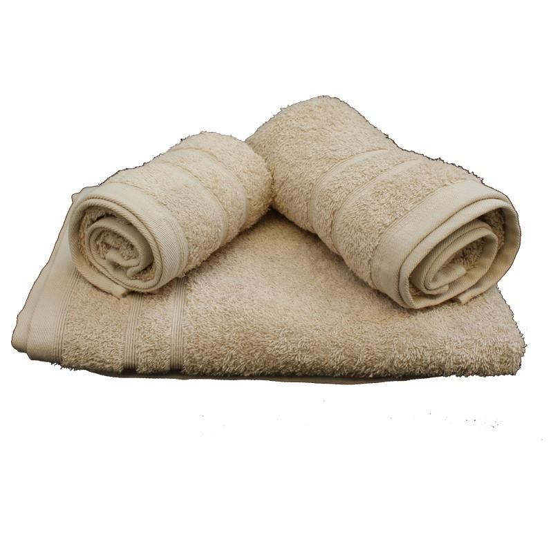 Πετσέτα Προσώπου 50x90εκ. 500gr/m2 Sena Sand 24home (Ύφασμα: Βαμβάκι 100%, Χρώμα: Μπεζ) - 24home.gr - 24-sena-sand-tmx-2