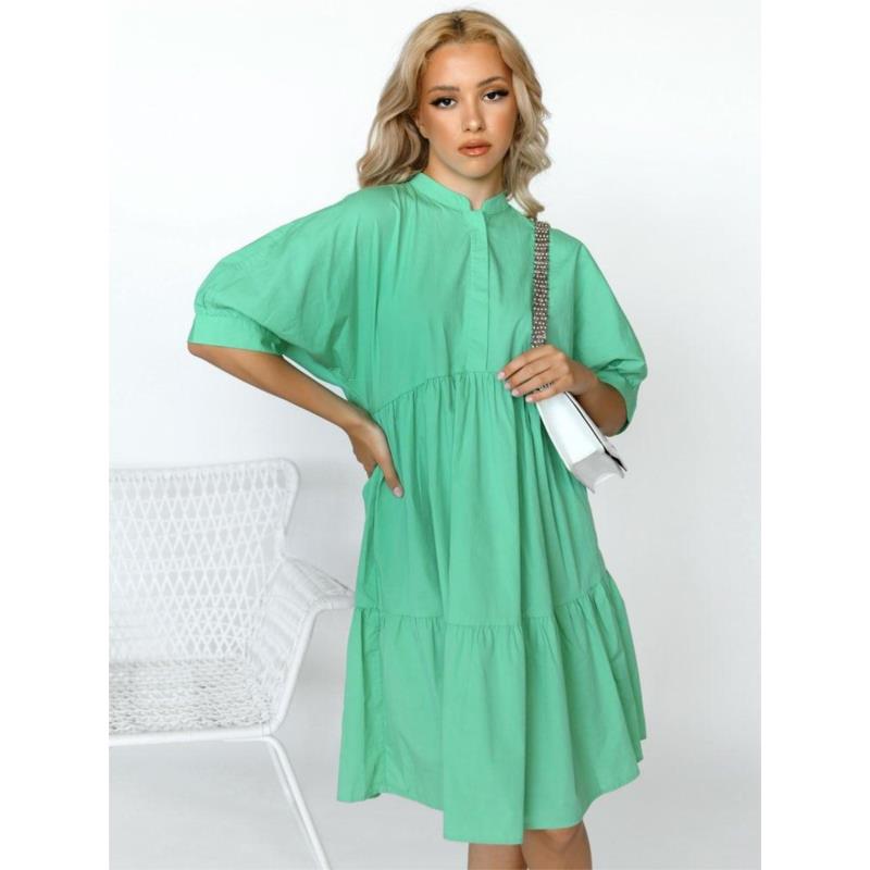 Vero Moda Φόρεμα Με Κουμπιά Πράσινο - Vivi Spensierato