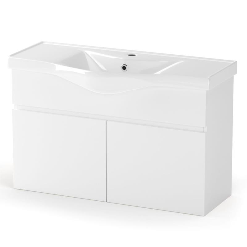 Έπιπλο μπάνιου "BIANCA" σε λευκό χρώμα 100x45x62