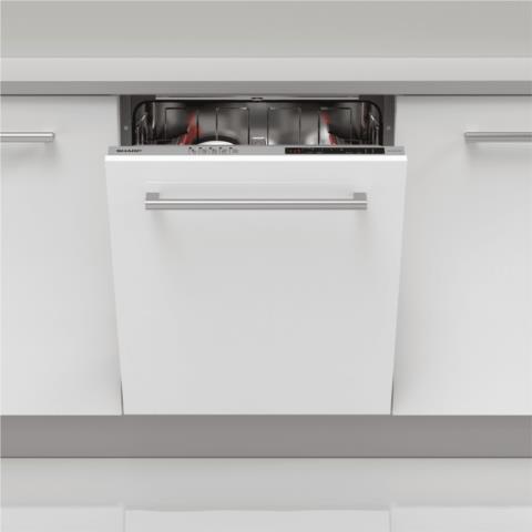 Εντοιχιζόμενο Πλυντήριο Πιάτων 34,7 kg, QW-NI14I47EX, Sharp