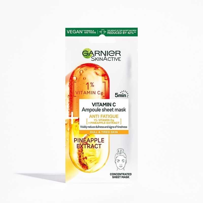 Garnier Anti Fatigue Mask with 1% Vitamine C & Pineapple 15ml