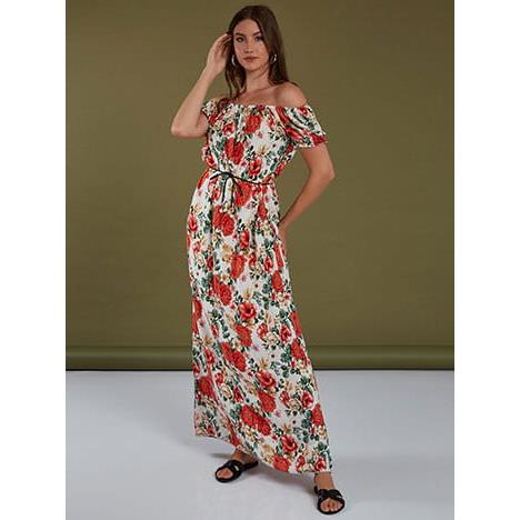 Floral maxi φόρεμα SH1709.8851+7