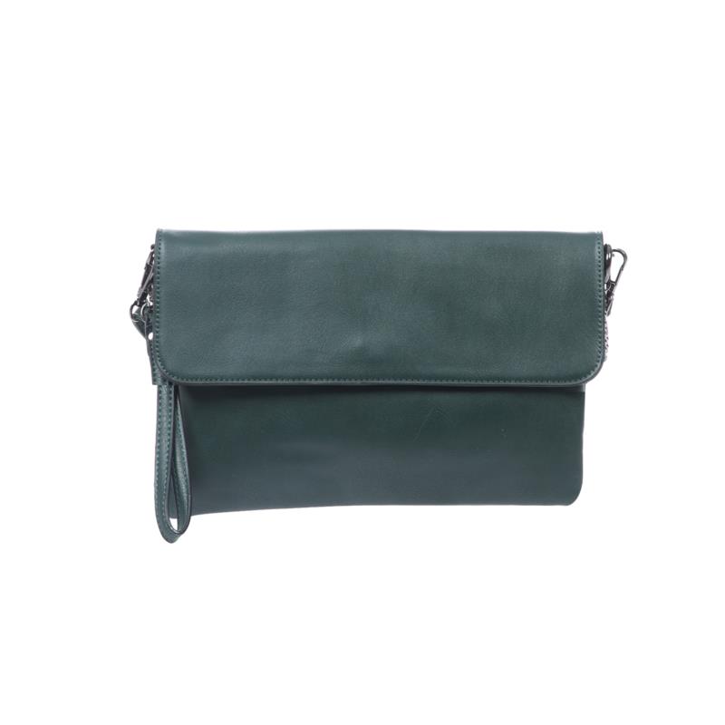 FOLLI FOLLIE - Γυναικεία τσάντα φάκελος FOLLI FOLLIE Flap Style πράσινη