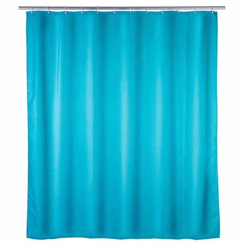 Κουρτίνα Μπάνιου Αντιμουχλική (180x200) Wenko Plain Light Blue 2