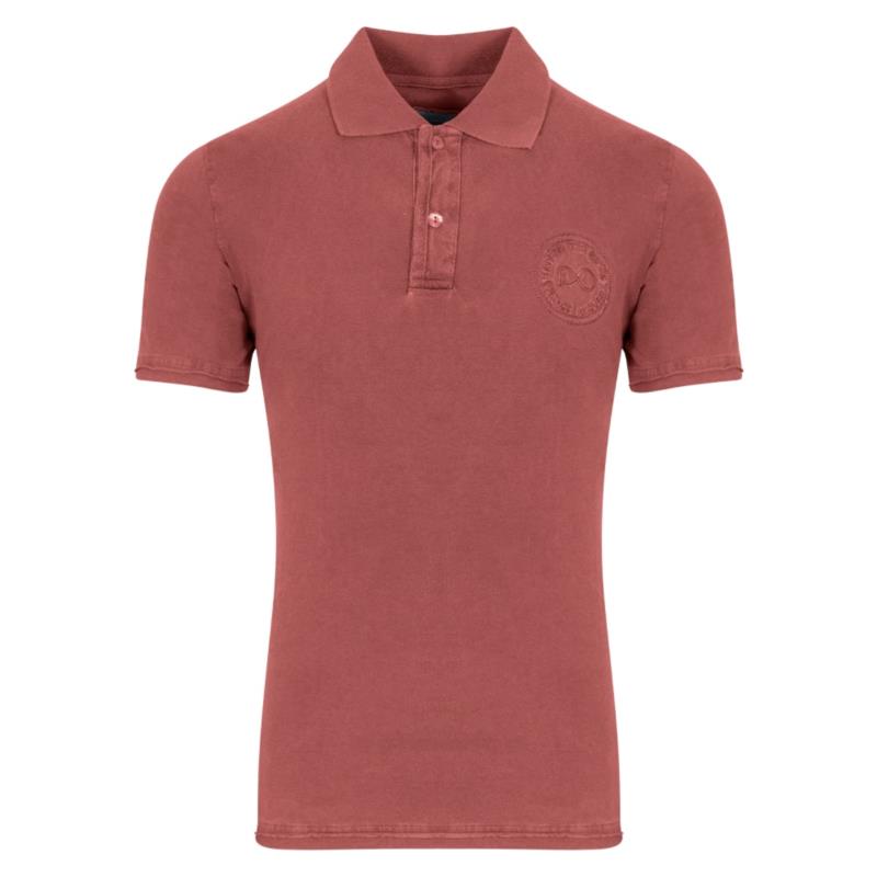Prince Oliver Polo Pique Μπορντώ 100% Cotton (Modern Fit) NEW COLLECTION