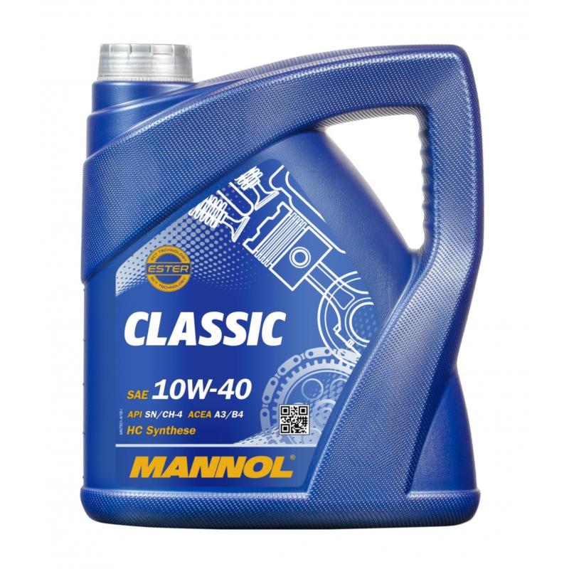 Λιπαντικο Αυτοκινητου MANNOL CLASSIC 10W40 5L 7501-5