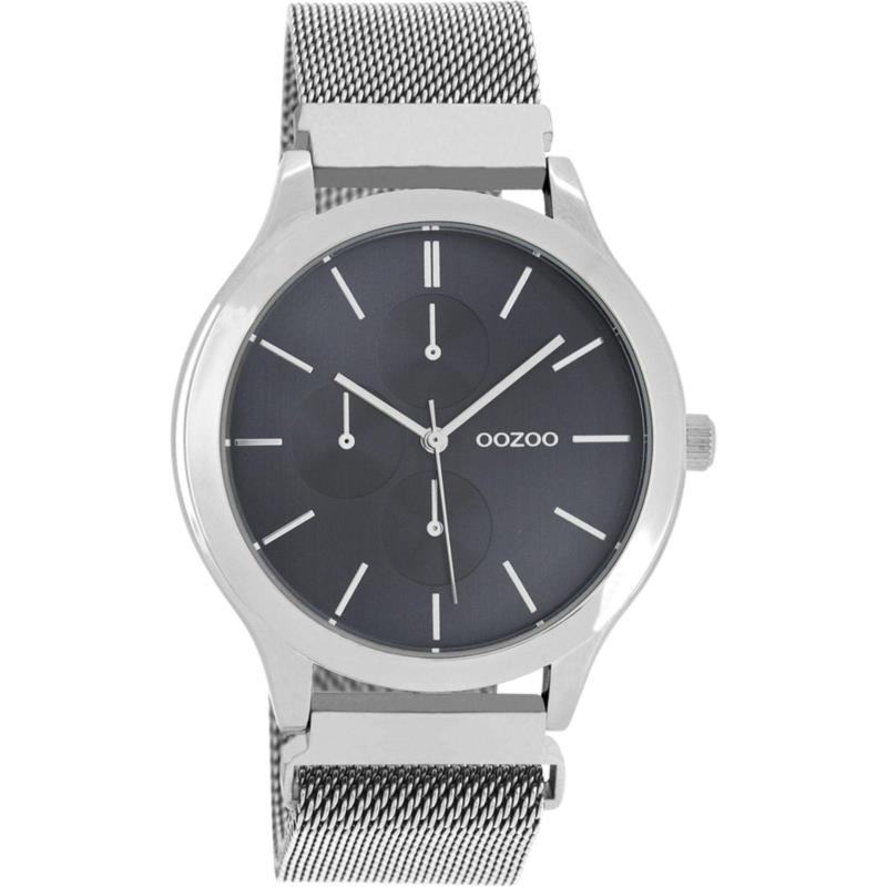 OOZOO Q3 - C10686, Silver case with Metal Bracelet