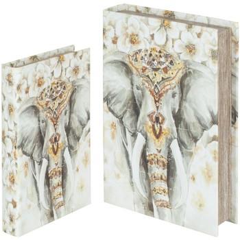 Καλάθια, κουτιά Signes Grimalt Ελέφαντας Βιβλίο 2U Κουτιά Τον Σεπτέμβριο