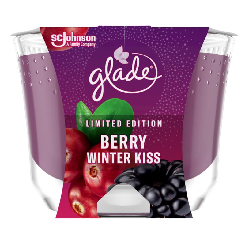 Αρωματικό Κερί Χώρου Berry Winter Kiss Glade (1τεμ)