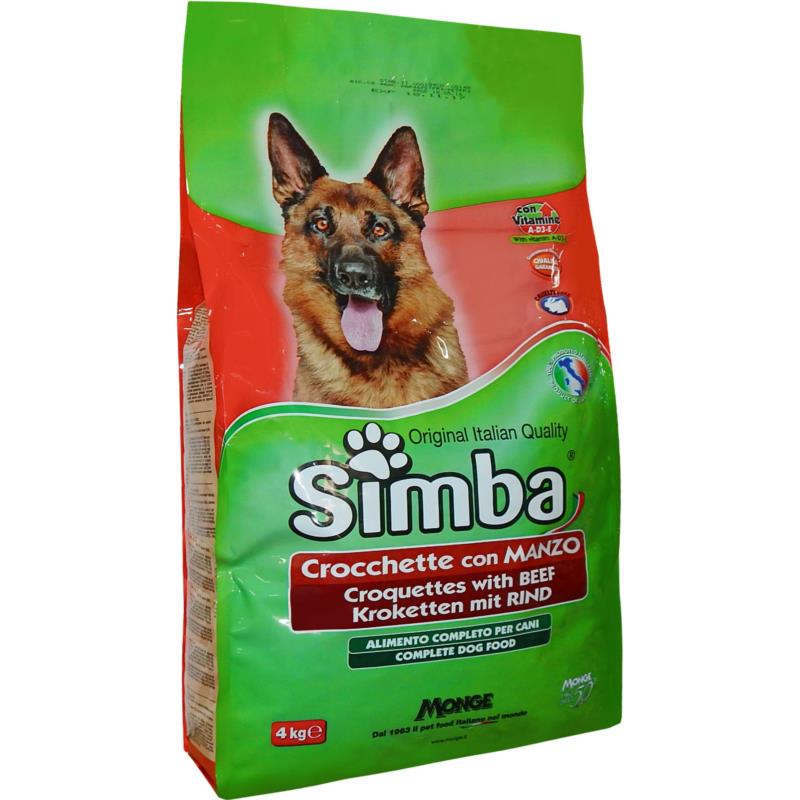 Κροκέτα σκύλου με Βοδινό Simba (4kg)
