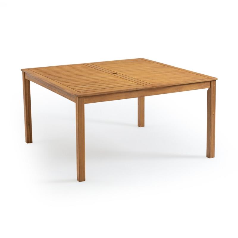 Τετράγωνο τραπέζι κήπου από ξύλο ακακίας Μ140xΠ140xΥ75cm