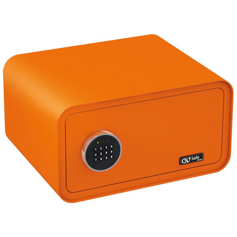 Χρηματοκιβώτιο Με Ηλεκτρονική Κλειδαριά Πορτοκαλί 24x43x36cm OLYMPIA GOSAFE200 C