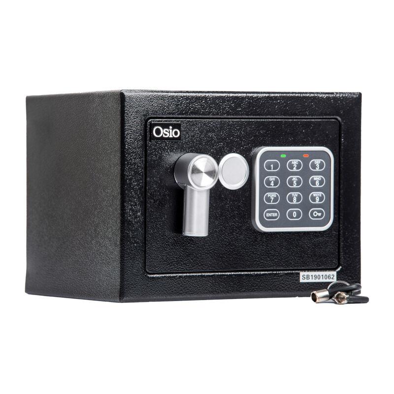 Χρηματοκιβώτιο Με Ηλεκτρονική Κλειδαριά 23x17x17cm OSIO OSB-1723BL
