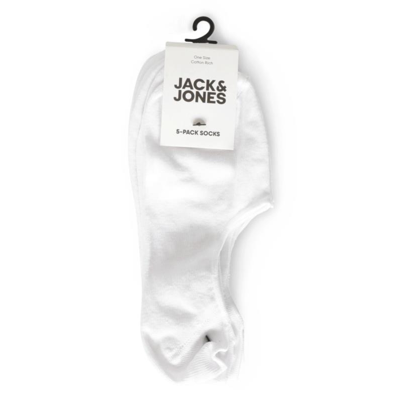 Jack & Jones BASIC MULTI SHORT SOCKS Λευκό