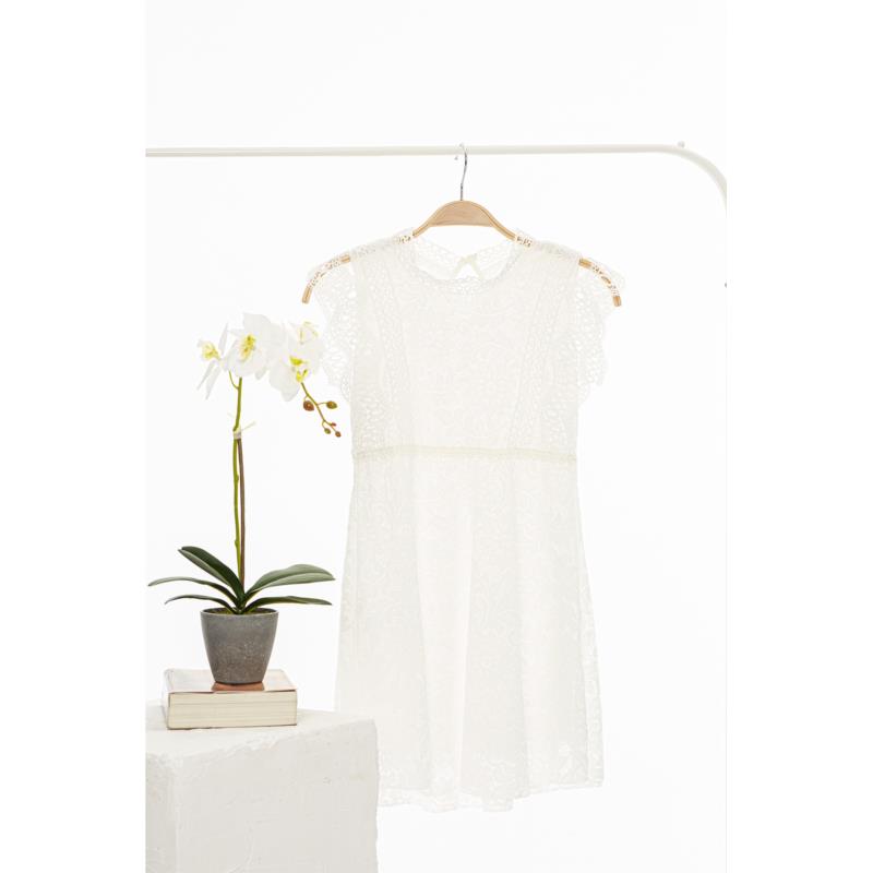 Ρομαντικό Φόρεμα Παράνυμφου Δωροθέα Λευκό