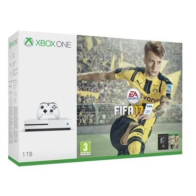 Microsoft Xbox One S White - 1TB & FIFA 17