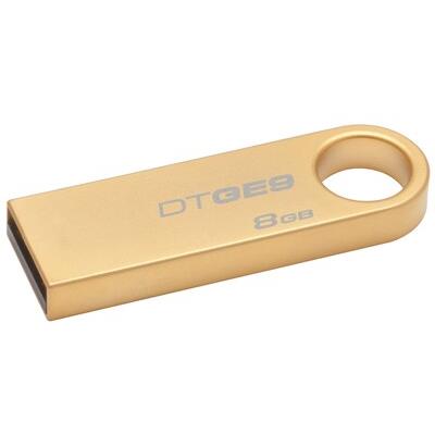 USB stick Kingston 8GB 2.0 DTGE9 Χρυσαφί