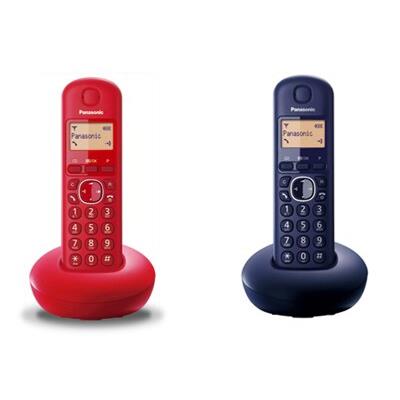 Ασύρματο Τηλέφωνο Panasonic KXTGB210 Μπλε & Κόκκινο