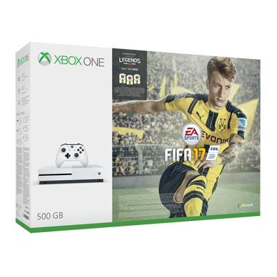 Microsoft Xbox One S White - 500GB & FIFA 17