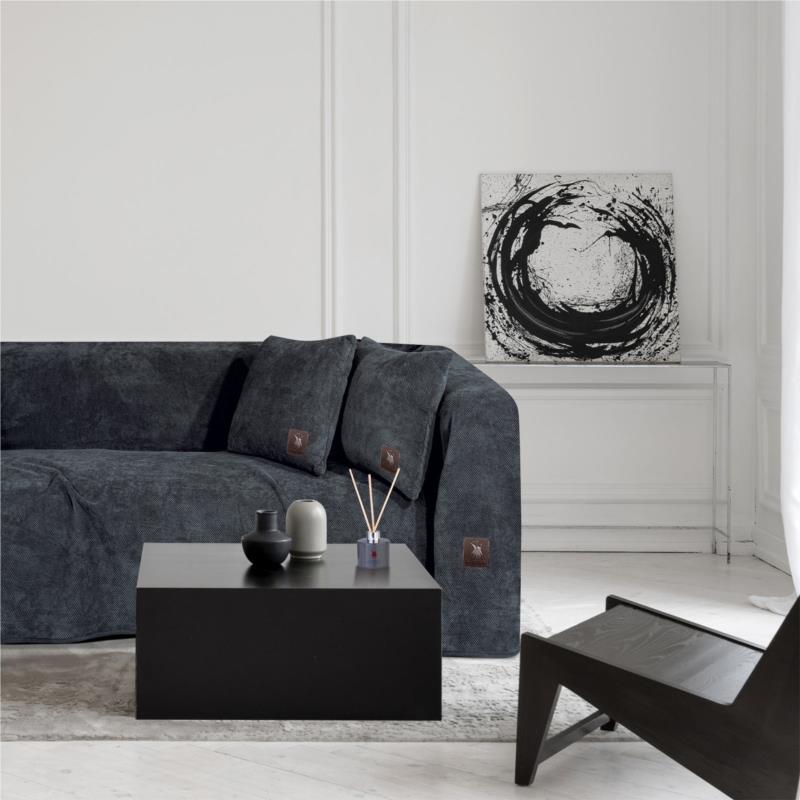 Ριχτάρι Microchenille-Polar Fleece Τριθέσιος 180x300εκ. Premium 2760 Γκρι Σκούρο Greenwich Polo Club (Χρώμα: Γκρι, Ύφασμα: Microchenille - Fleece) - Greenwich Polo Club - 206183002760