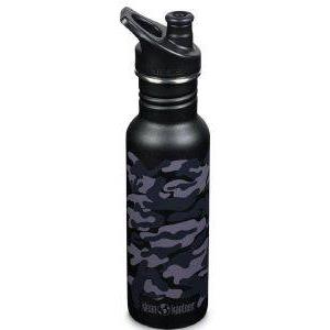 ΠΑΓΟΥΡΙ KLEAN KANTEEN CLASSIC NARROW WITH SPORT CAP BLACK CAMO ΜΑΥΡΟ (532 ML)