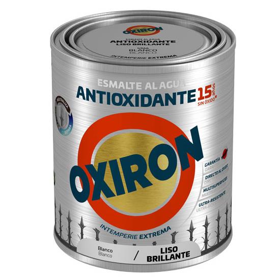Χρώμα Αντισκωριακό Νερού TITAN OXIRON LISO BRILLANTE AGUA BLANCO 750ml