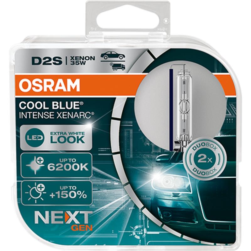Λάμπες Osram D2S Xenarc Cool Blue Intense NextGen 12V/35W +150% 2τμχ