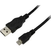 LOGILINK CU0060 USB 2.0 CONNECTION CABLE AM TO MICRO BM 5M BLACK