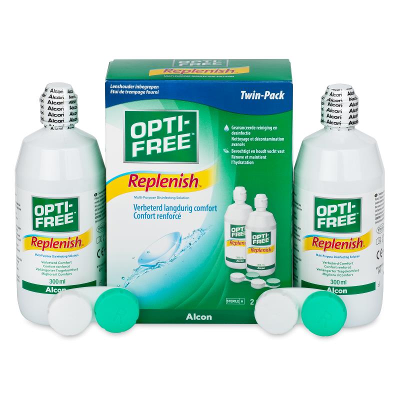 Υγρό OPTI-FREE RepleniSH 2 x 300 ml