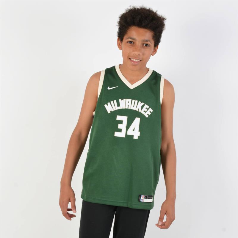 Nike NBA Giannis Antetokounmpo Milwaukee Bucks Icon Edition Swingman Παιδική Φανέλα (9000026273_2074)