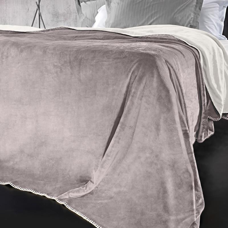 Κουβέρτα Με Μαξιλαροθήκη Flannel Υπέρδιπλη Velvet Melanze 220x240εκ. Guy Laroche (Υλικό: Flannel 100%, Μέγεθος: Υπέρδιπλα) - Guy Laroche - 5206480583094