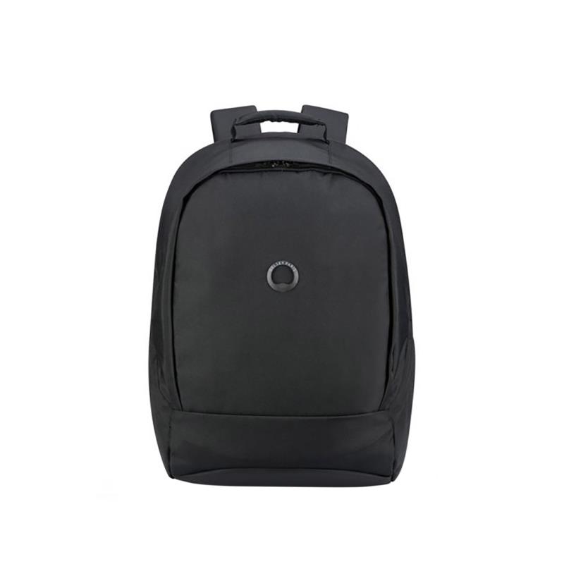 Delsey unisex σακίδιο πλάτης μονόχρωμο με κεντημένο λογότυπο πάνω και θήκη για laptop 13.3'' "Securban" - 333460000