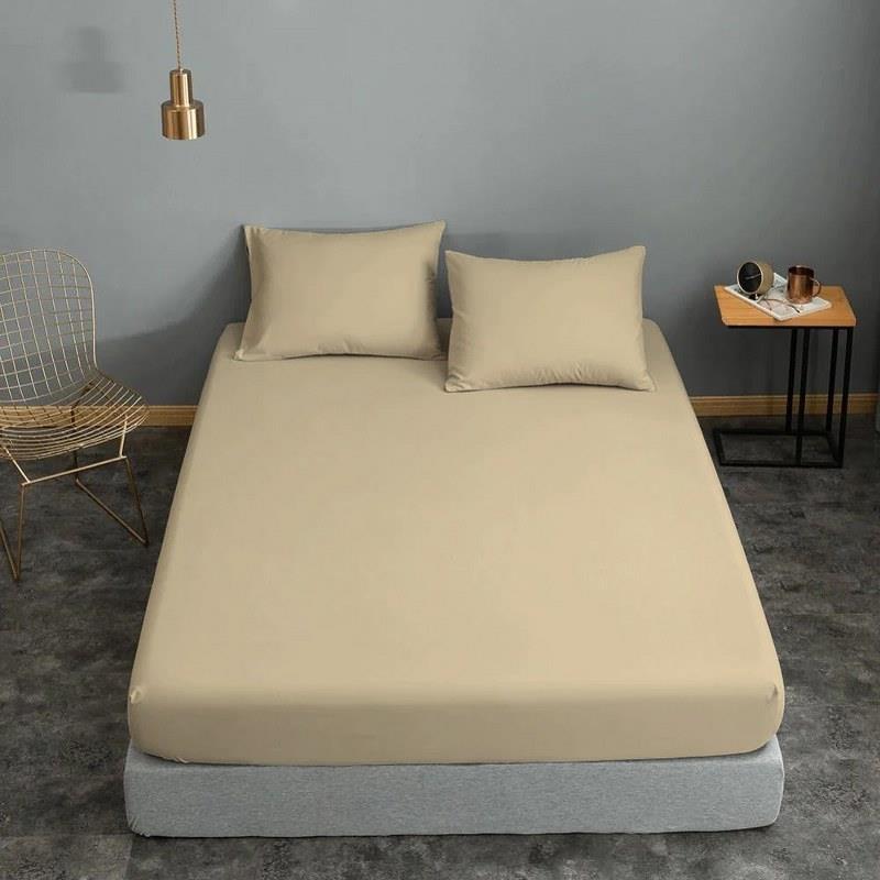 Ζεύγος Μαξιλαροθήκες Μονόχρωμες 50χ70εκ. Beige (Ύφασμα: 50% Cotton-50% Polyester, Χρώμα: Μπεζ) - KOMVOS HOME - 7000139-4