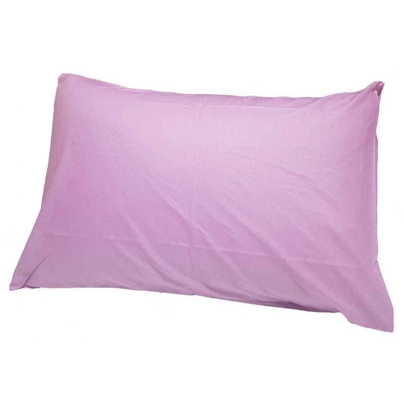 Ζεύγος Μαξιλαροθήκες Μονόχρωμες 50χ70εκ. Lilac (Ύφασμα: 50% Cotton-50% Polyester, Χρώμα: Λιλά) - KOMVOS HOME - 7000139-6