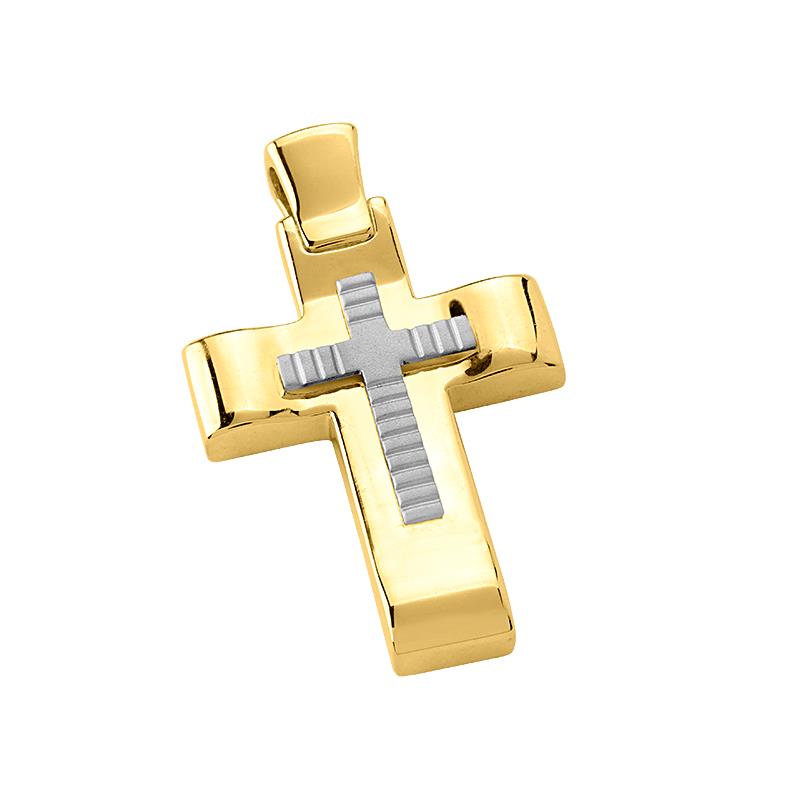 Σταυρός ανδρικός σε χρυσό Κ14