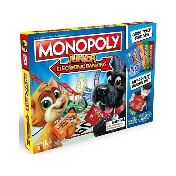 Επιτραπεζιο Hasbro Monopoly Junior Ηλεκτρονικη Τράπεζα - E1842