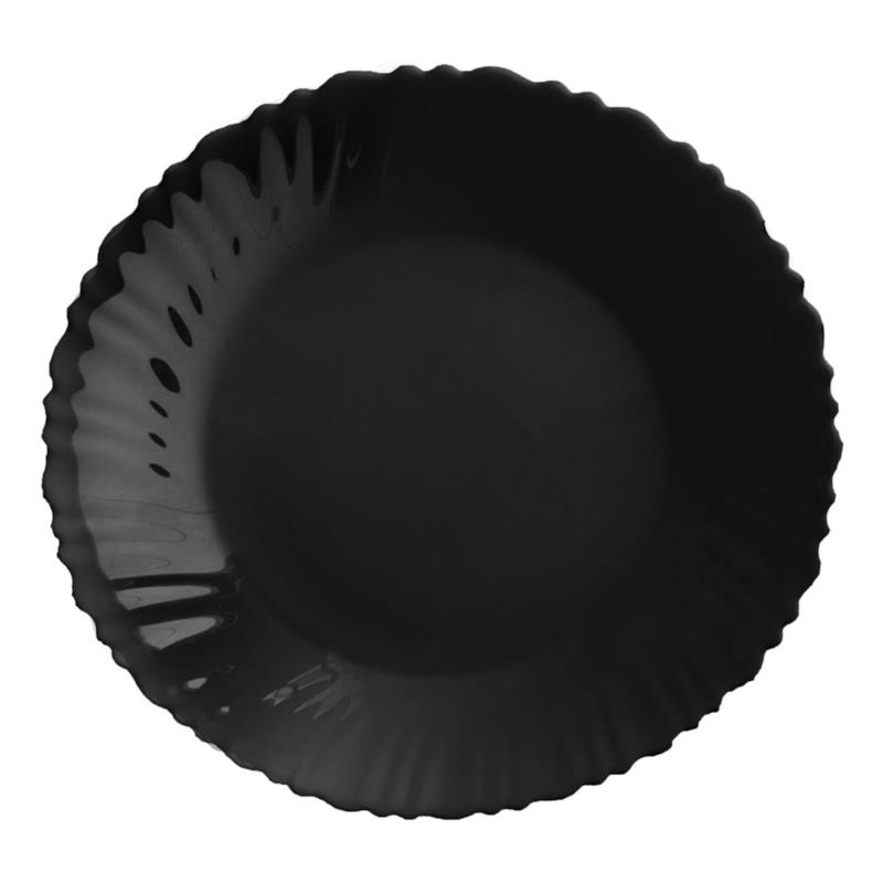 Πιάτο Βαθύ OPAL Κυματιστό Μαύρο Φ21.5cm