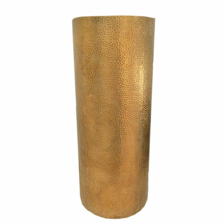 Βάζο Σφυρήλατο Κεραμικό Χρυσό Art Et Lumiere 32x80εκ. 03599 (Υλικό: Κεραμικό, Χρώμα: Χρυσό ) - Art Et Lumiere - lumiere_03599