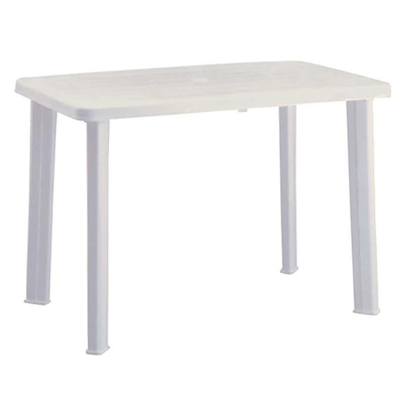 Τραπέζι Λευκό Πλαστικό 70x105cm