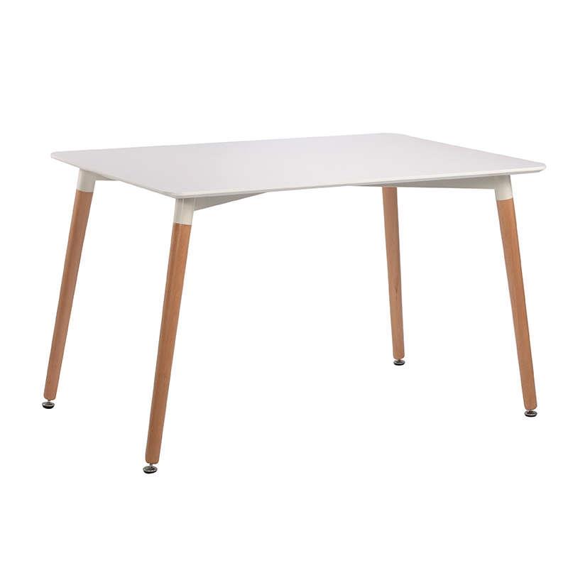 Τραπέζι RANDY Λευκό Ξύλο 120x80x72cm
