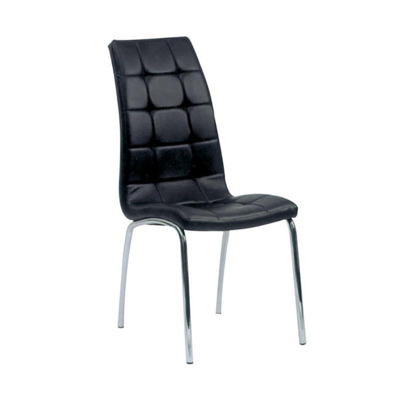 Καρέκλα SPIRIT Μαύρο PU 42x57x99cm