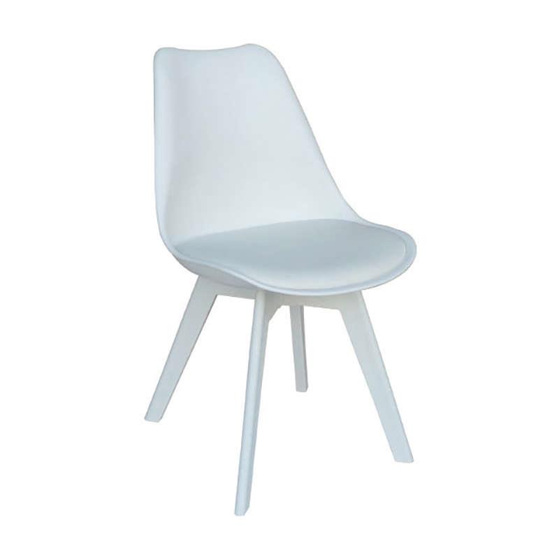 Καρέκλα LOGAN Λευκό PP 52x49x82cm