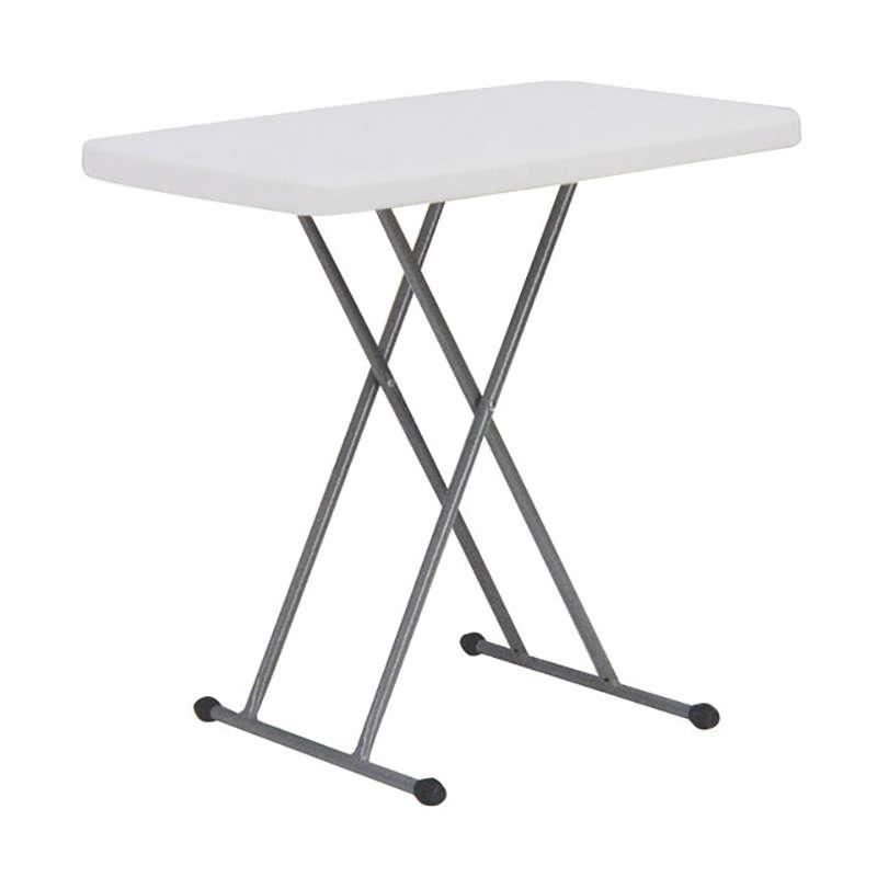 Τραπέζι Catering Γκρι/Λευκό Μέταλλο/HDPE 75x50x54/62/74cm
