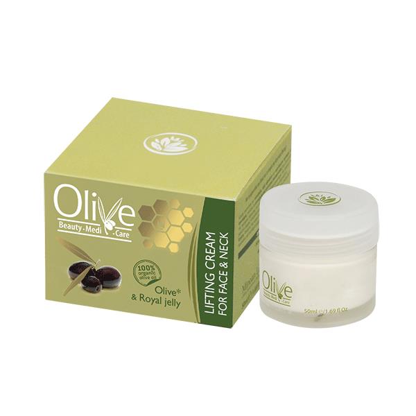 Olive Beauty Medicare Συσφικτική Κρέμα Για Πρόσωπο & Λαιμό με Ελιά & Βασιλικός Πολτός 50ml