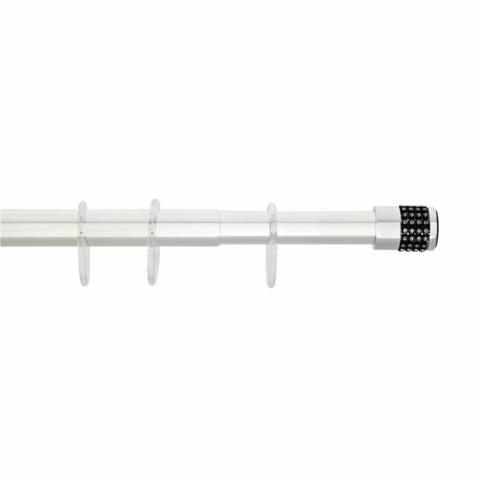 Πτυσσόμενος Βραχίονας Μπάνιου 120-220cm Grekon 1215 Strass Black