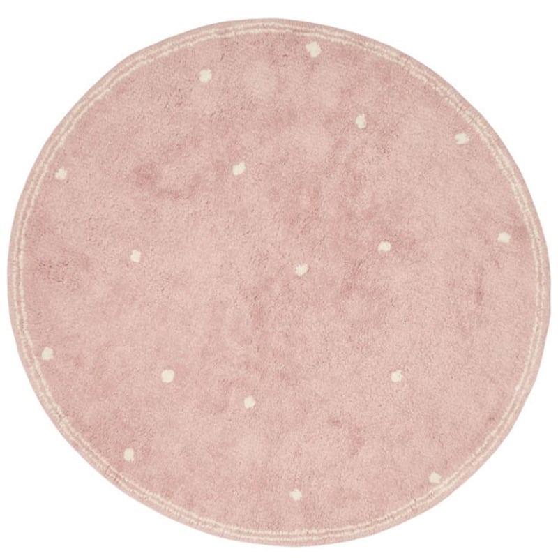 Χαλί Δωματίου Παιδικό Little Dutch Dot Round Pink O110cm